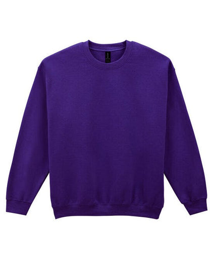 Gildan Heavy Blend Adult Crew Sweatshirt - Purple