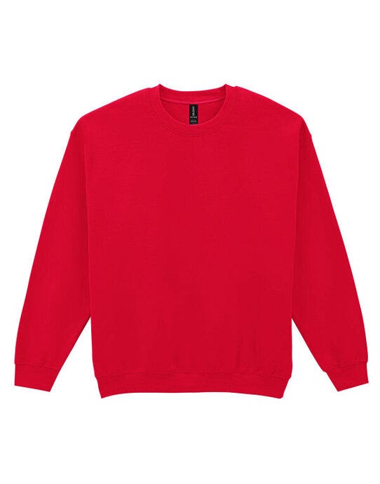 Gildan Heavy Blend Adult Crew Sweatshirt - Red