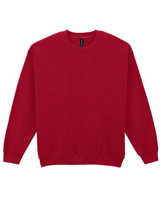 Gildan Heavy Blend Adult Crew Sweatshirt - Antique Cherry Red