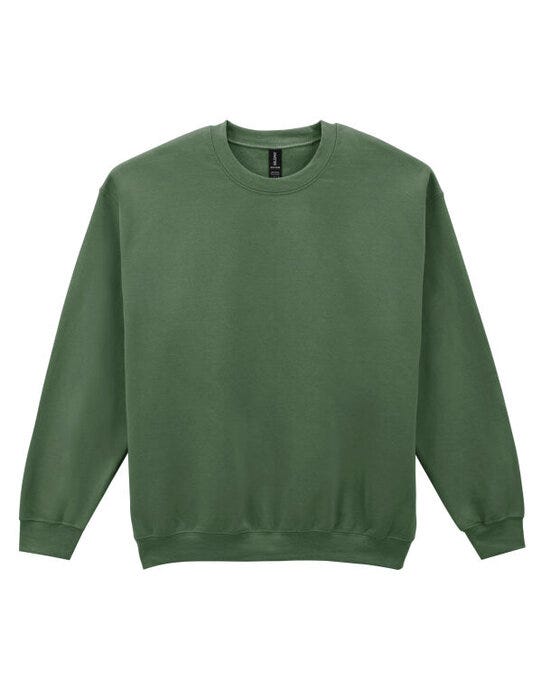Gildan Heavy Blend Adult Crew Sweatshirt - Military Green