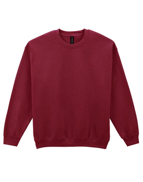 Gildan Heavy Blend Adult Crew Sweatshirt - Garnet