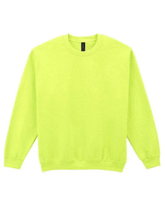 Gildan Heavy Blend Adult Crew Sweatshirt - Safety Green