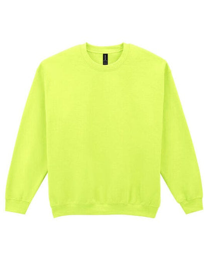 Gildan Heavy Blend Adult Crew Sweatshirt - Safety Green