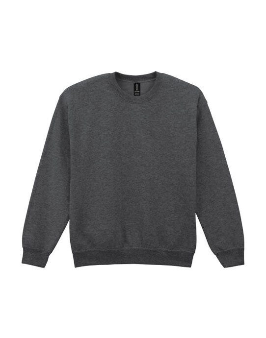 Gildan Heavy Blend Adult Crew Sweatshirt - Fan Charcoal Heather