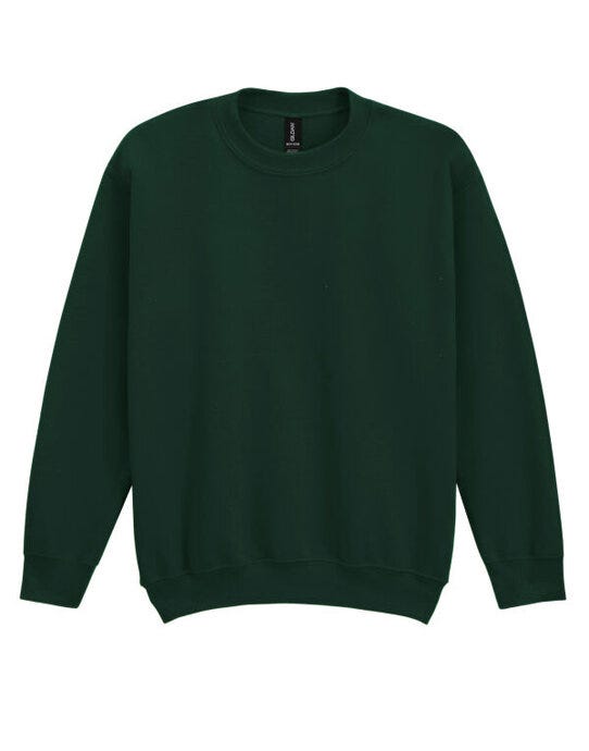 Gildan Heavy Blend Youth Crew Sweatshirt - Forest Green