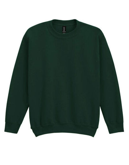 Gildan Heavy Blend Youth Crew Sweatshirt - Forest Green