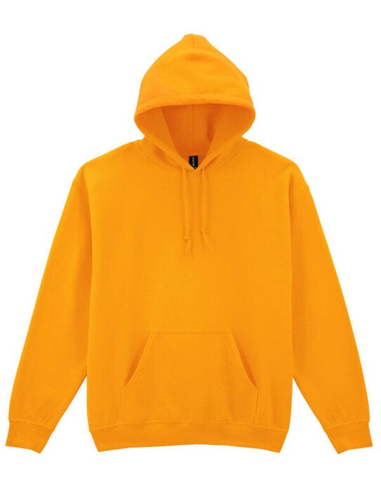 Gildan Heavy Blend Adult Hood Sweatshirt - Gold