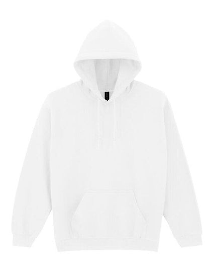 Gildan Heavy Blend Adult Hood Sweatshirt - White