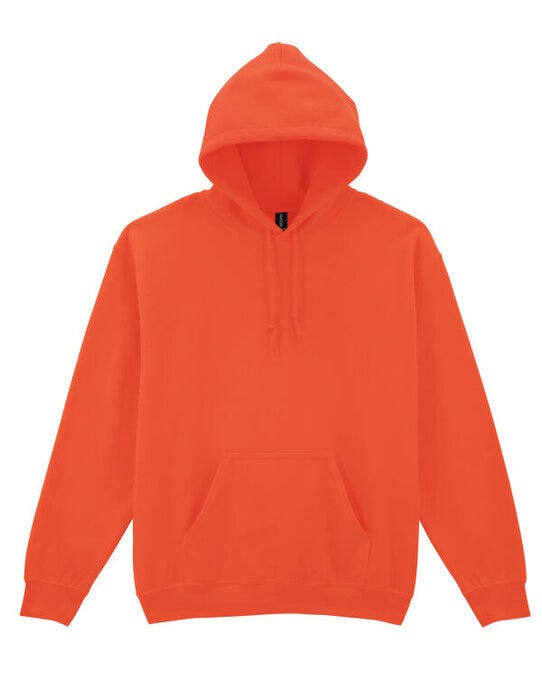 Gildan Heavy Blend Adult Hood Sweatshirt - Orange