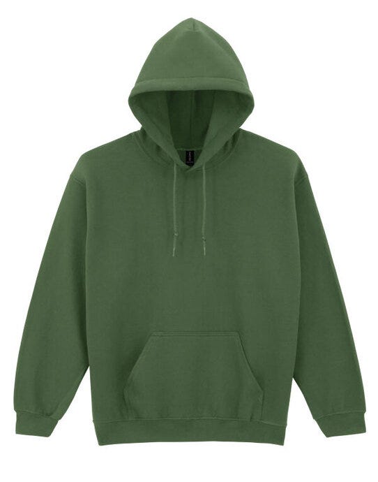 Gildan Heavy Blend Adult Hood Sweatshirt - Military Green