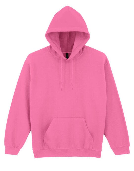 Gildan Heavy Blend Adult Hood Sweatshirt - Azalea