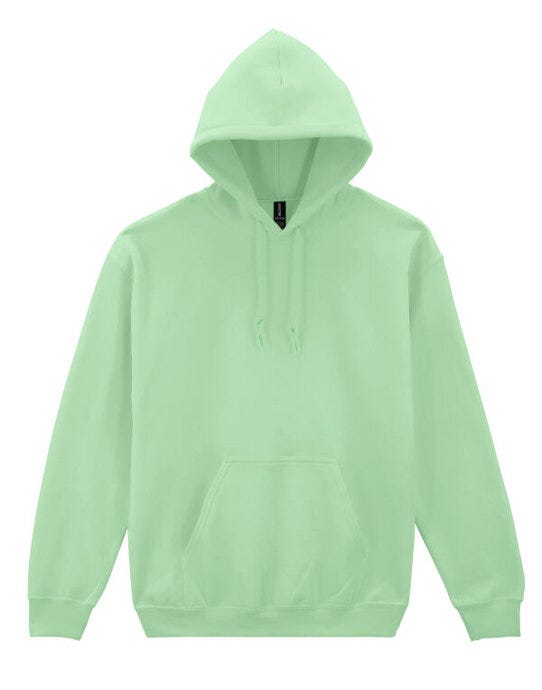 Gildan Heavy Blend Adult Hood Sweatshirt - Mint Green