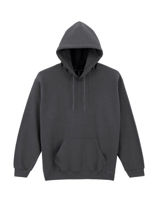 Gildan Heavy Blend Adult Hood Sweatshirt - Fan Charcoal Heather