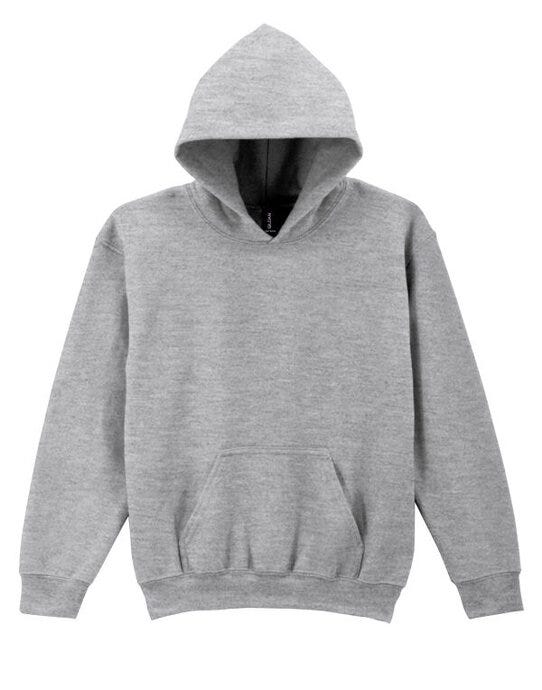 Gildan Heavy Blend Youth Hood Sweatshirt - Sport Grey