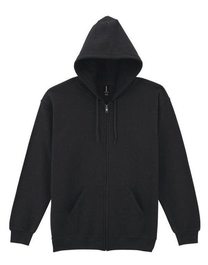 Gildan Heavy Blend Adult Zip Hood Sweat - Black