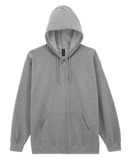 Gildan Heavy Blend Adult Zip Hood Sweat - Sport Grey