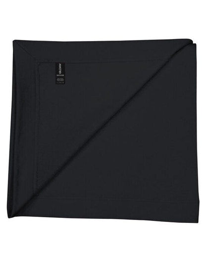 Gildan Heavyblend Fleece Stadium Blanket - Black