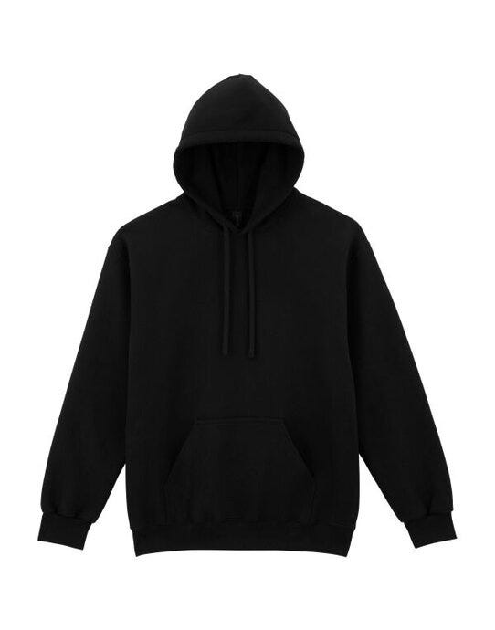 Gildan Hammer Maxweight Hooded Sweatshir - Pitch Black