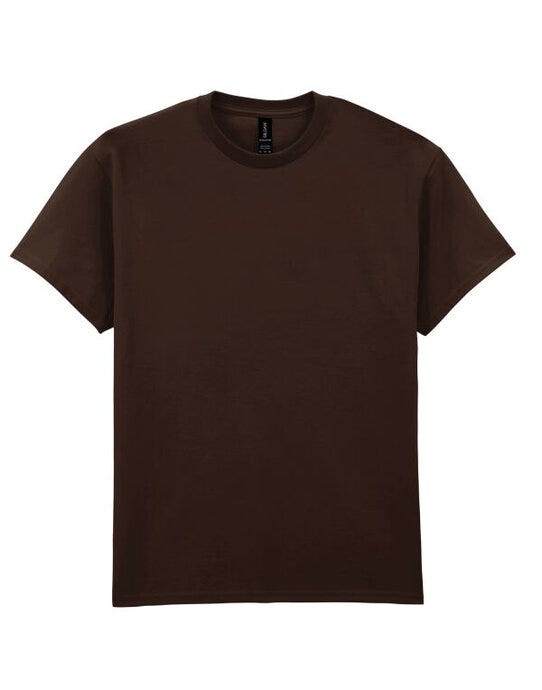 Gildan Ultra Cotton Adult T-Shirt - Dark Chocolate