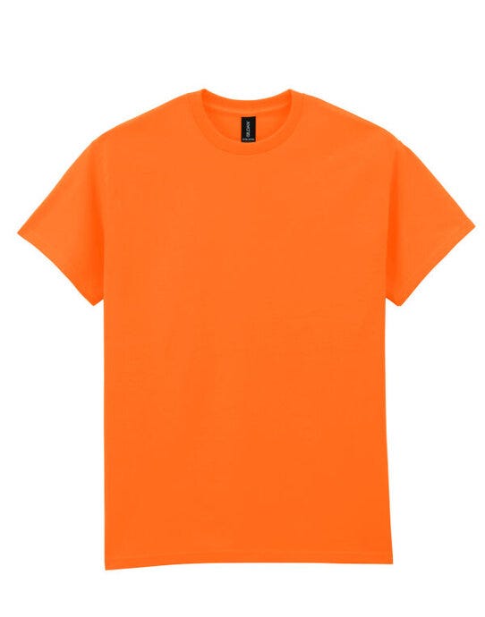 Gildan Ultra Cotton Adult T-Shirt - Safety Orange