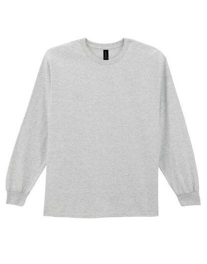 Gildan Ultra Cotton Adult L/Sleeve Tee - Ash Grey