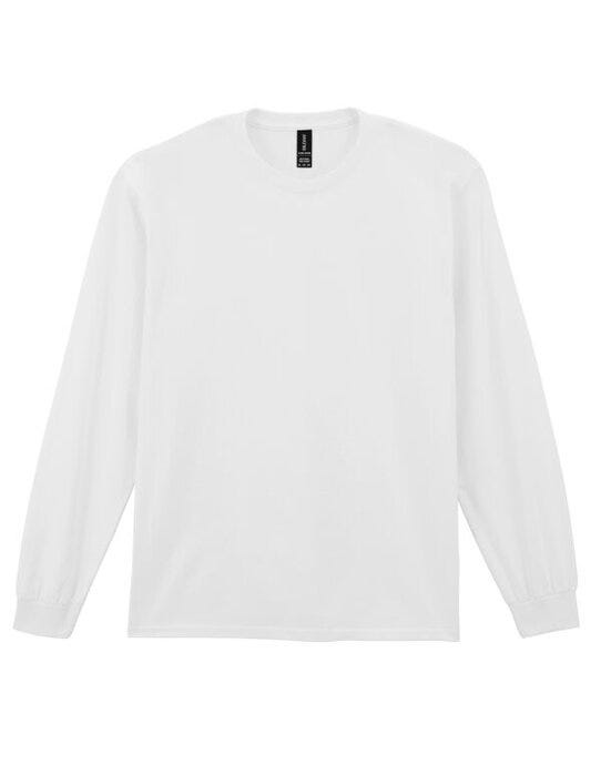 Gildan Ultra Cotton Adult L/Sleeve Tee - White