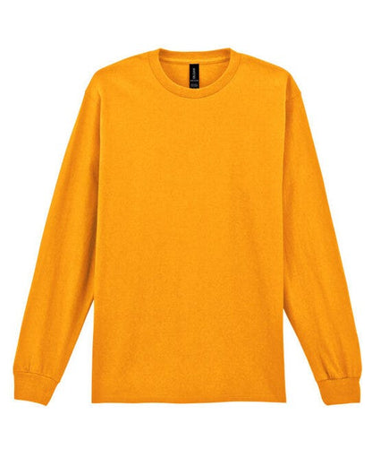 Gildan Ultra Cotton Adult L/Sleeve Tee - Gold