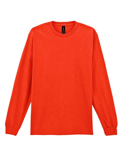 Gildan Ultra Cotton Adult L/Sleeve Tee - Orange