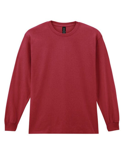Gildan Ultra Cotton Adult L/Sleeve Tee - Cardinal