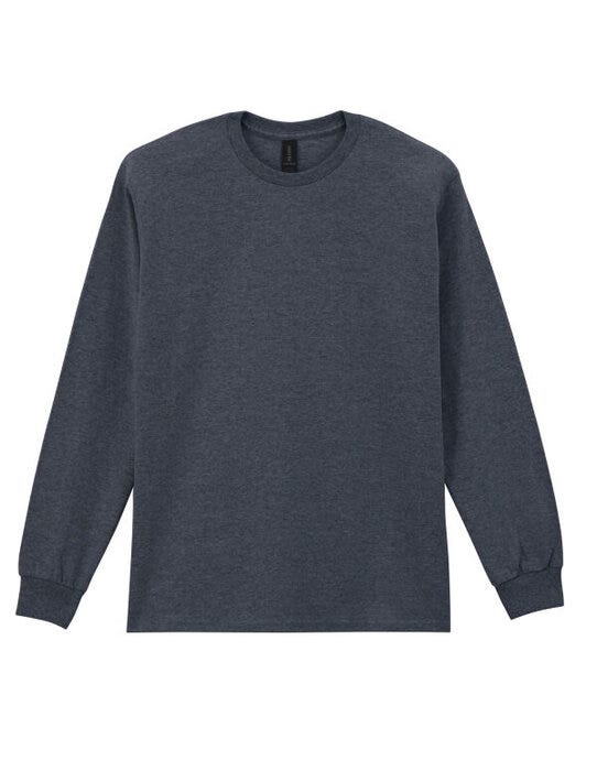 Gildan Ultra Cotton Adult L/Sleeve Tee - Dark Heather