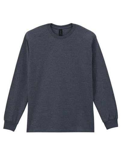 Gildan Ultra Cotton Adult L/Sleeve Tee - Dark Heather