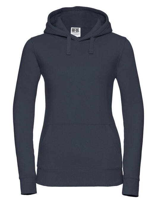 Russell Athletic Russell Ladies Authentic Hooded Sweat - French Navy