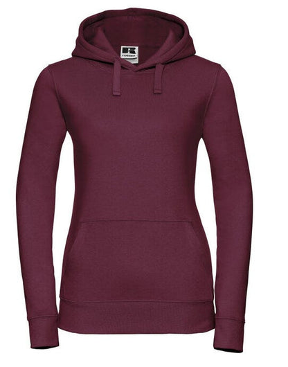 Russell Athletic Russell Ladies Authentic Hooded Sweat - Burgundy