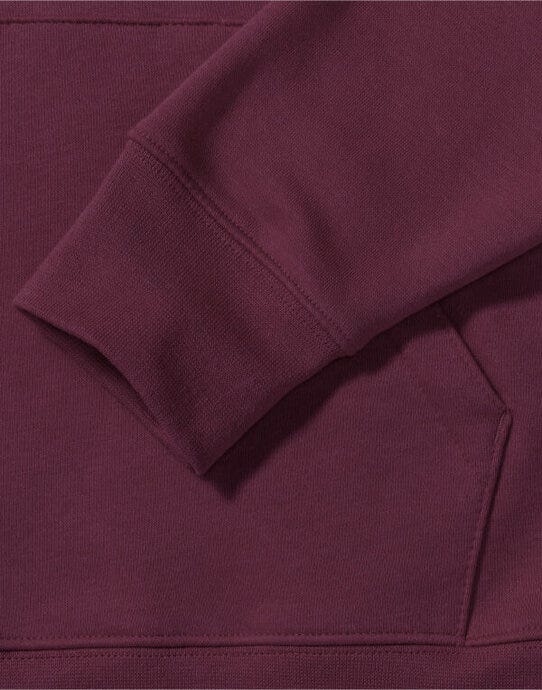 Russell Athletic Russell Mens Authentic Hooded Sweat - Burgundy