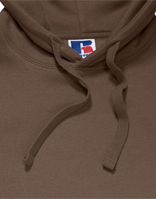 Russell Athletic Russell Mens Authentic Hooded Sweat - Mocha