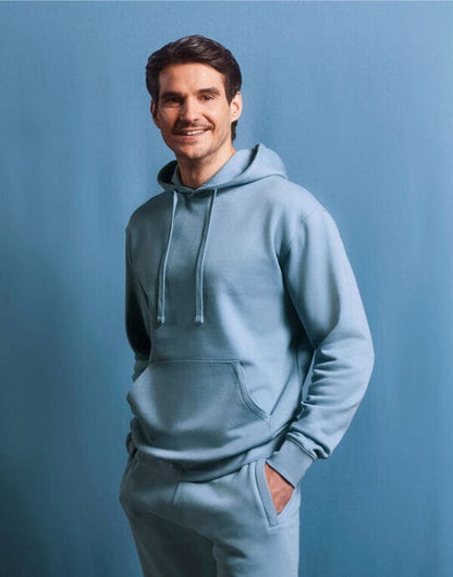 Russell Athletic Russell Mens Authentic Hooded Sweat - Mineral Blue
