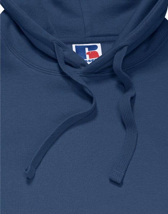 Russell Athletic Russell Mens Authentic Hooded Sweat - Indigo