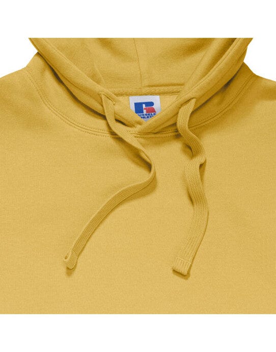 Russell Athletic Russell Mens Authentic Hooded Sweat - Mustard Yellow