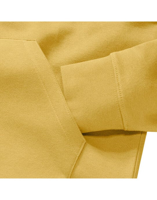 Russell Athletic Russell Mens Authentic Hooded Sweat - Mustard Yellow