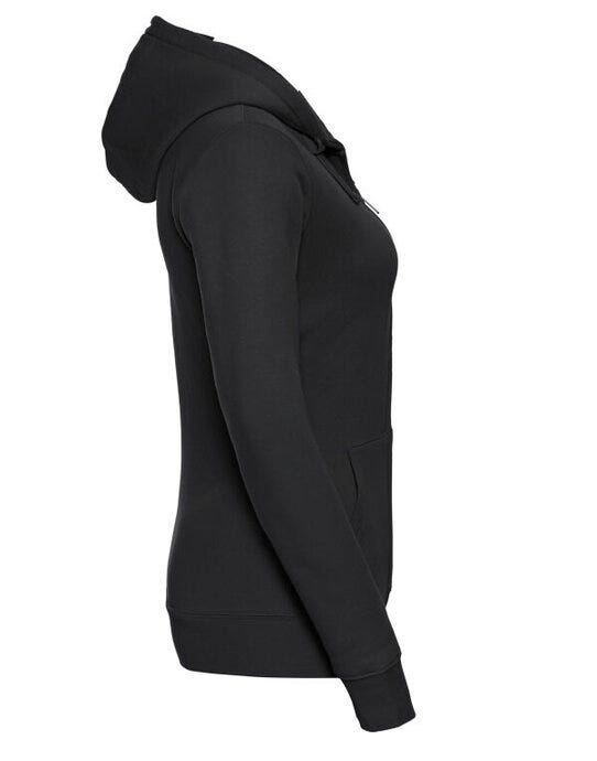 Russell Athletic Russell Ladies Authentic Zipped Hood Jkt - Black