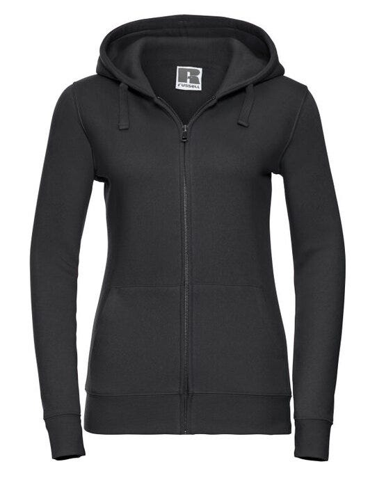 Russell Athletic Russell Ladies Authentic Zipped Hood Jkt - Black