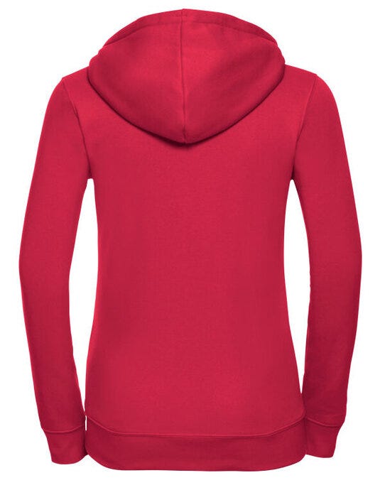 Russell Athletic Russell Ladies Authentic Zipped Hood Jkt - Classic Red