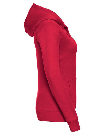 Russell Athletic Russell Ladies Authentic Zipped Hood Jkt - Classic Red