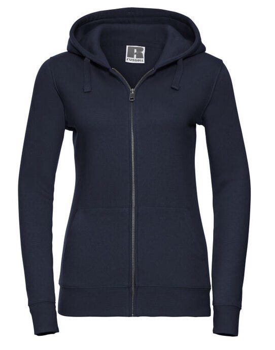 Russell Athletic Russell Ladies Authentic Zipped Hood Jkt - French Navy