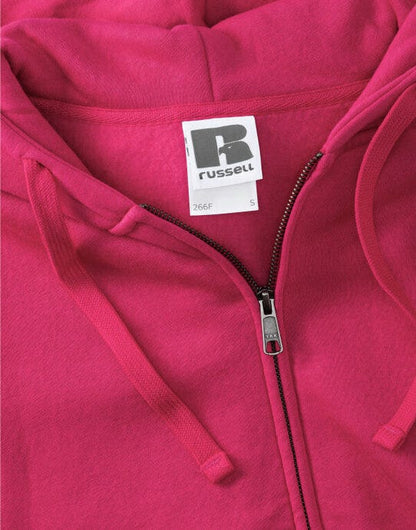 Russell Athletic Russell Ladies Authentic Zipped Hood Jkt - Fuchsia