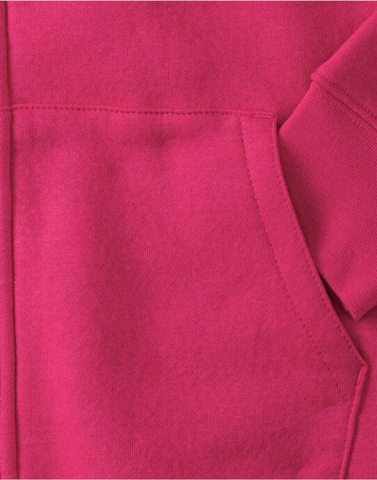 Russell Athletic Russell Ladies Authentic Zipped Hood Jkt - Fuchsia