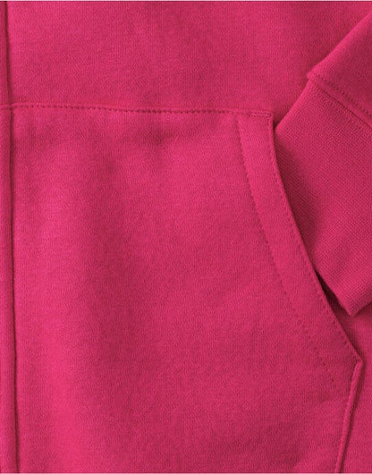 Russell Athletic Russell Ladies Authentic Zipped Hood Jkt - Fuchsia