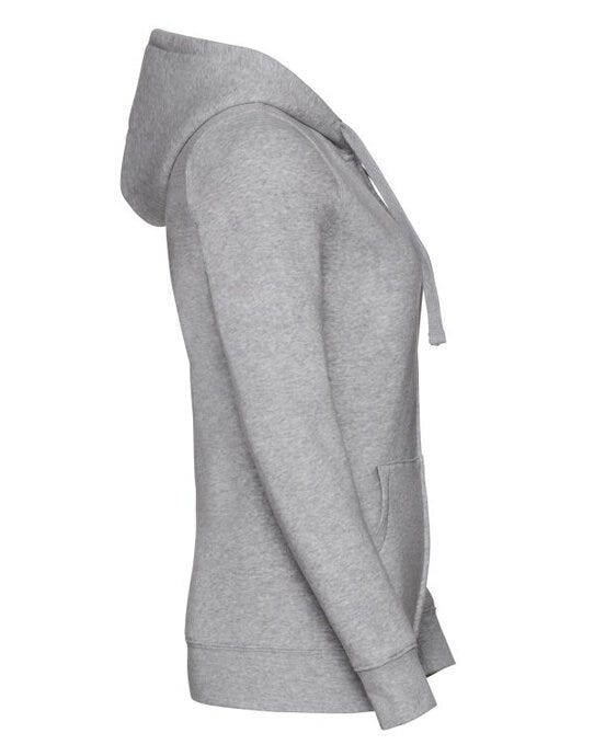 Russell Athletic Russell Ladies Authentic Zipped Hood Jkt - Light Oxford