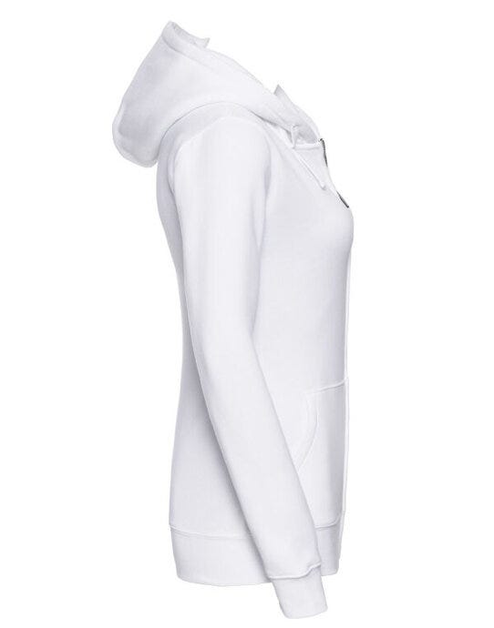 Russell Athletic Russell Ladies Authentic Zipped Hood Jkt - White
