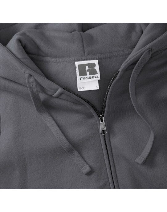 Russell Athletic Russell Ladies Authentic Zipped Hood Jkt - Convoy Grey